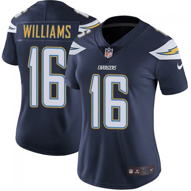 Women's Chargers #16 Tyrell Williams Navy Blue Team Color Stitched NFL Vapor Untouchable Limited Jersey