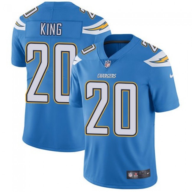 Los Angeles Chargers #20 Desmond King Electric Blue Alternate Youth Stitched NFL Vapor Untouchable Limited Jersey
