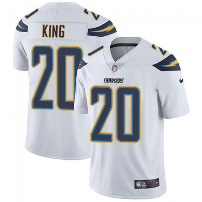 Los Angeles Chargers #20 Desmond King White Youth Stitched NFL Vapor Untouchable Limited Jersey