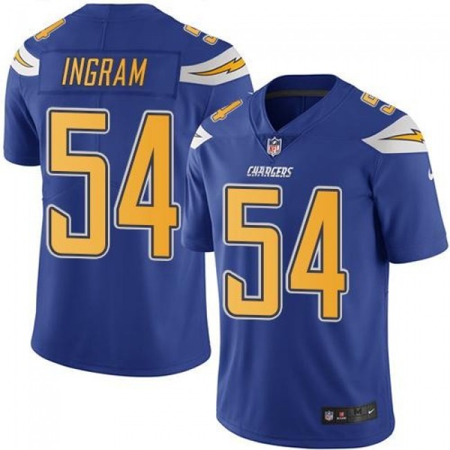 Los Angeles Chargers #54 Melvin Ingram Electric Blue Youth Stitched NFL Limited Rush Jersey