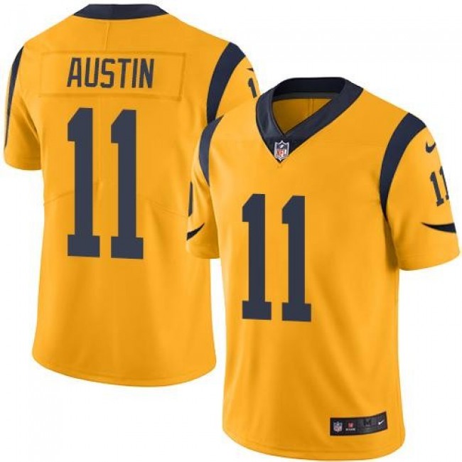 Los Angeles Rams #11 Tavon Austin Gold Youth Stitched NFL Limited Rush Jersey