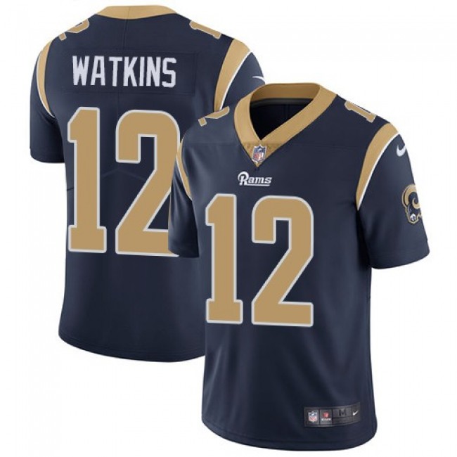 Los Angeles Rams #12 Sammy Watkins Navy Blue Team Color Youth Stitched NFL Vapor Untouchable Limited Jersey