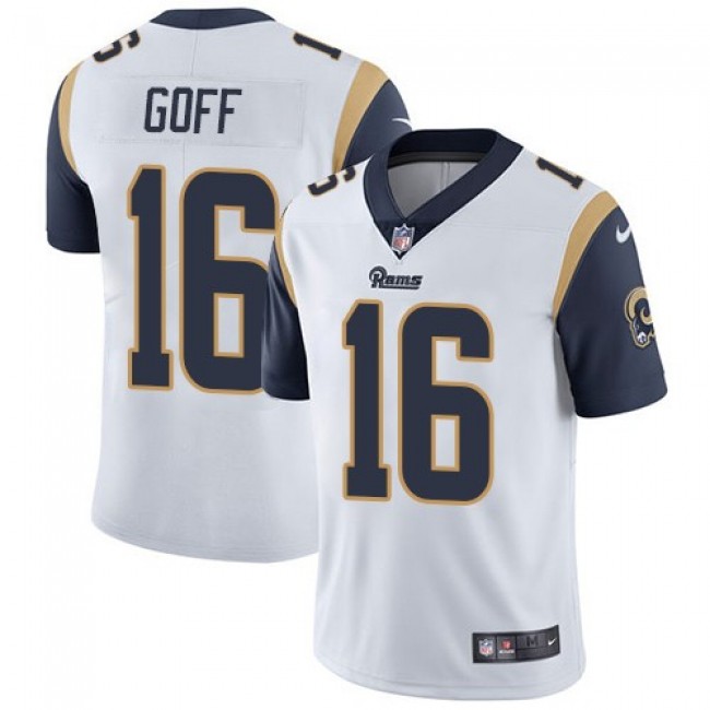 Los Angeles Rams #16 Jared Goff White Youth Stitched NFL Vapor Untouchable Limited Jersey