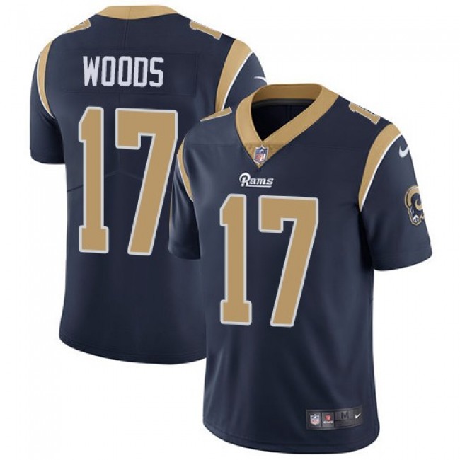 Los Angeles Rams #17 Robert Woods Navy Blue Team Color Youth Stitched NFL Vapor Untouchable Limited Jersey