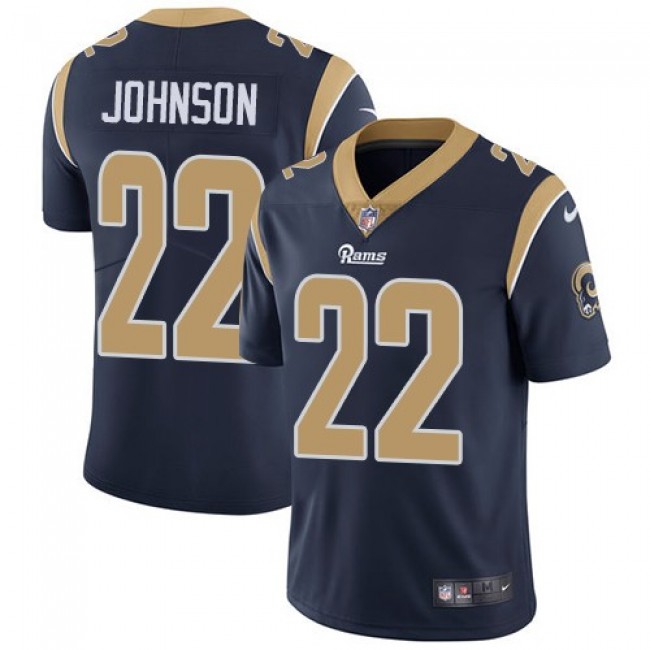 Los Angeles Rams #22 Trumaine Johnson Navy Blue Team Color Youth Stitched NFL Vapor Untouchable Limited Jersey