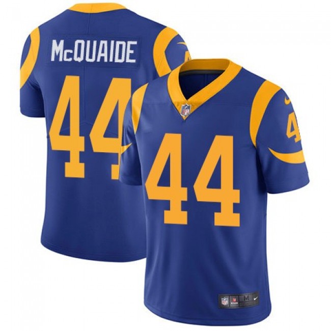 Los Angeles Rams #44 Jacob McQuaide Royal Blue Alternate Youth Stitched NFL Vapor Untouchable Limited Jersey