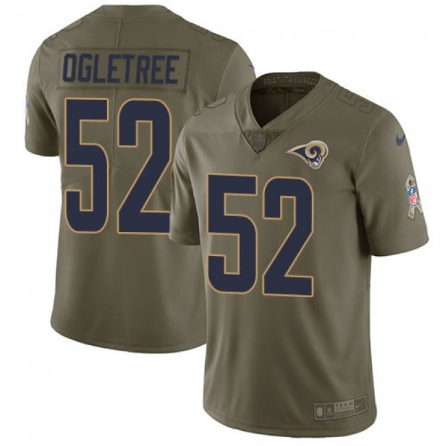 Los Angeles Rams #52 Alec Ogletree Olive Youth Stitched NFL Limited 2017 Salute to Service Jersey