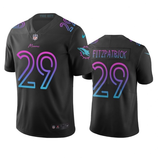 Miami Dolphins #29 Minkah Fitzpatrick Black Vapor Limited City Edition NFL Jersey