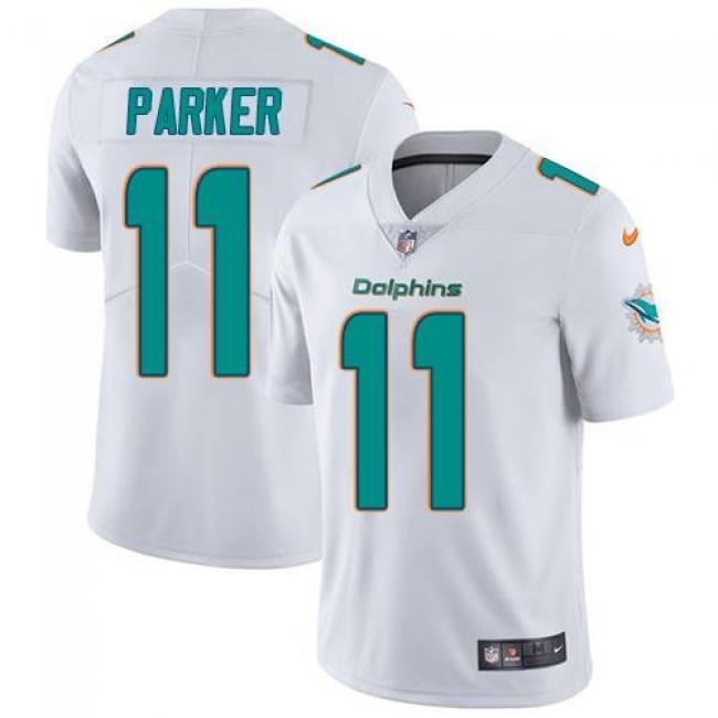 Miami Dolphins #11 DeVante Parker White Youth Stitched NFL Vapor Untouchable Limited Jersey