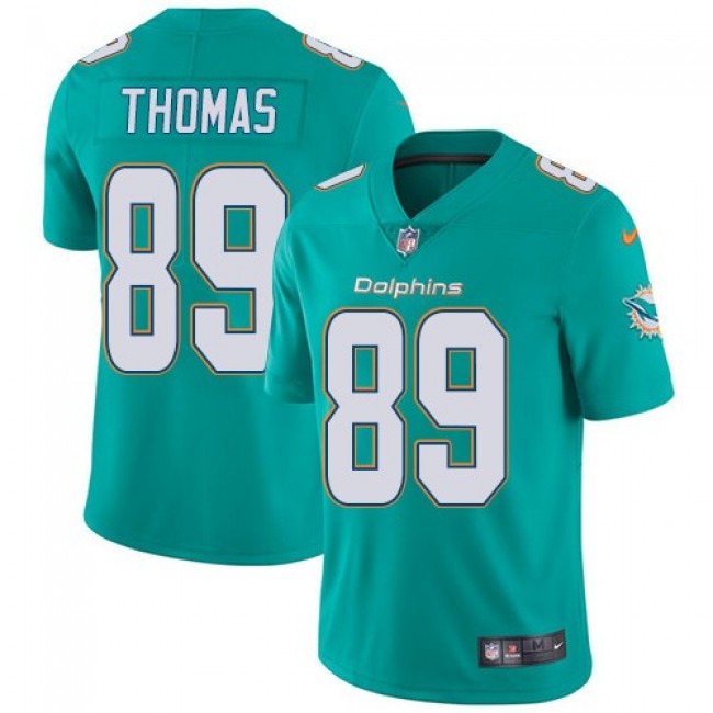 Miami Dolphins #89 Julius Thomas Aqua Green Team Color Youth Stitched NFL Vapor Untouchable Limited Jersey
