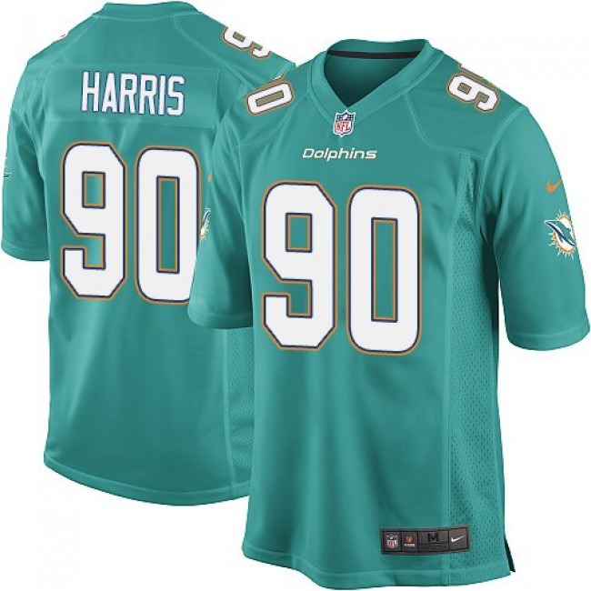Miami Dolphins #90 Charles Harris Aqua Green Team Color Youth Stitched NFL Elite Jersey