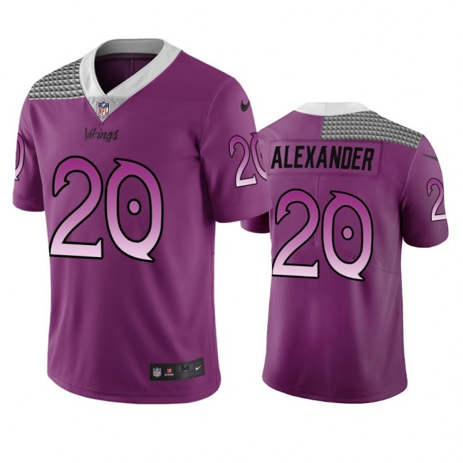 Minnesota Vikings #20 Mackensie Alexander Purple Vapor Limited City Edition NFL Jersey