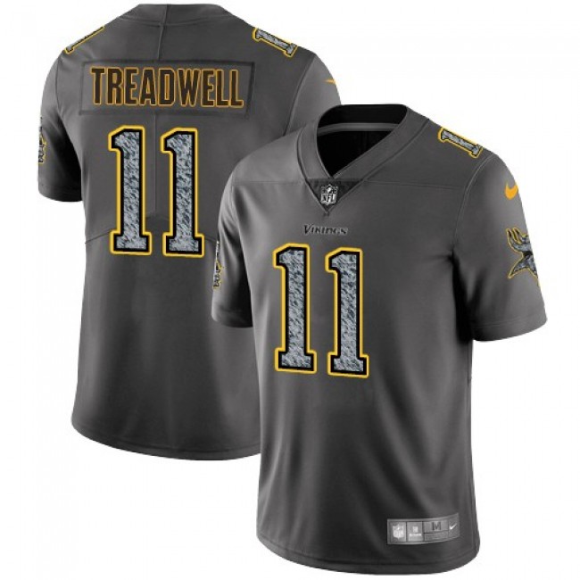 Minnesota Vikings #11 Laquon Treadwell Gray Static Youth Stitched NFL Vapor Untouchable Limited Jersey