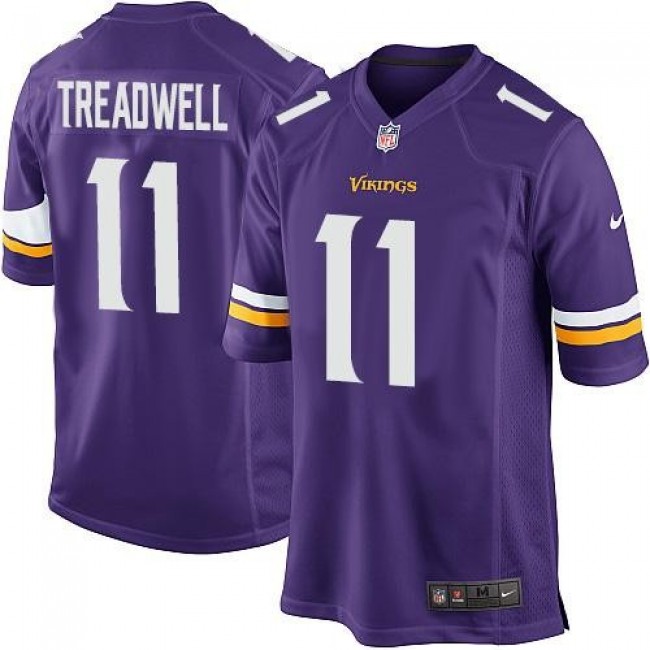 Minnesota Vikings #11 Laquon Treadwell Purple Team Color Youth Stitched NFL Elite Jersey