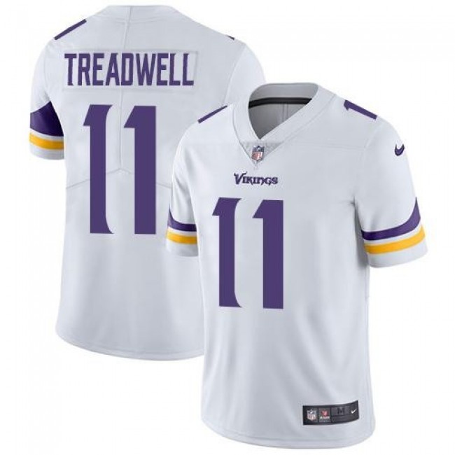 Nike Vikings #11 Laquon Treadwell White Men's Stitched NFL Vapor Untouchable Limited Jersey