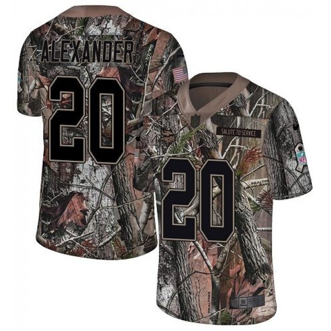 Nike Vikings #20 Mackensie Alexander Camo Men's Stitched NFL Limited Rush Realtree Jersey