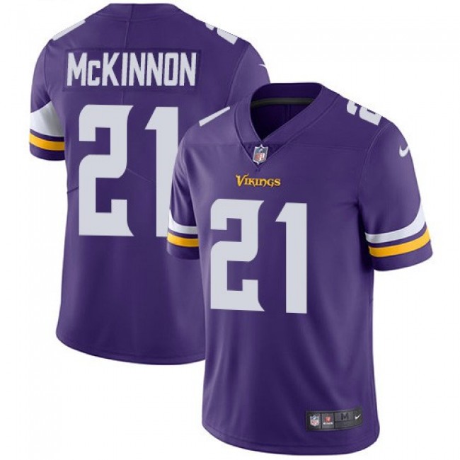 Minnesota Vikings #21 Jerick McKinnon Purple Team Color Youth Stitched NFL Vapor Untouchable Limited Jersey