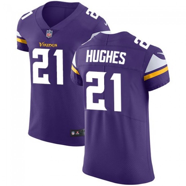 Nike Vikings #21 Mike Hughes Purple Team Color Men's Stitched NFL Vapor Untouchable Elite Jersey