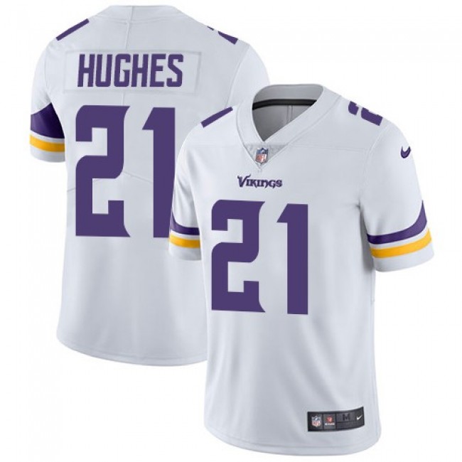 Nike Vikings #21 Mike Hughes White Men's Stitched NFL Vapor Untouchable Limited Jersey