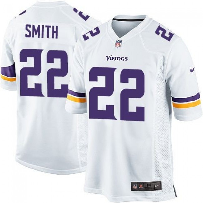 Minnesota Vikings #22 Harrison Smith White Youth Stitched NFL Elite Jersey