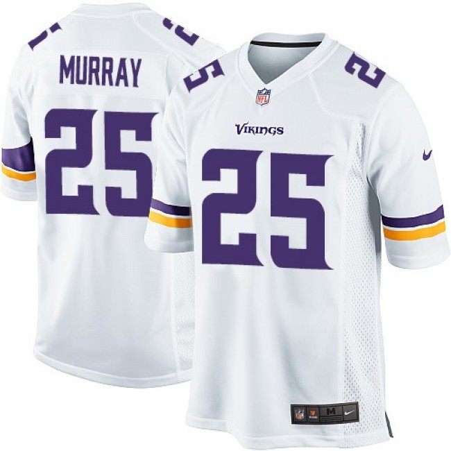 Minnesota Vikings #25 Latavius Murray White Youth Stitched NFL Elite Jersey