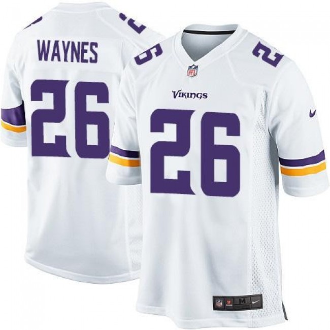 Minnesota Vikings #26 Trae Waynes White Youth Stitched NFL Elite Jersey