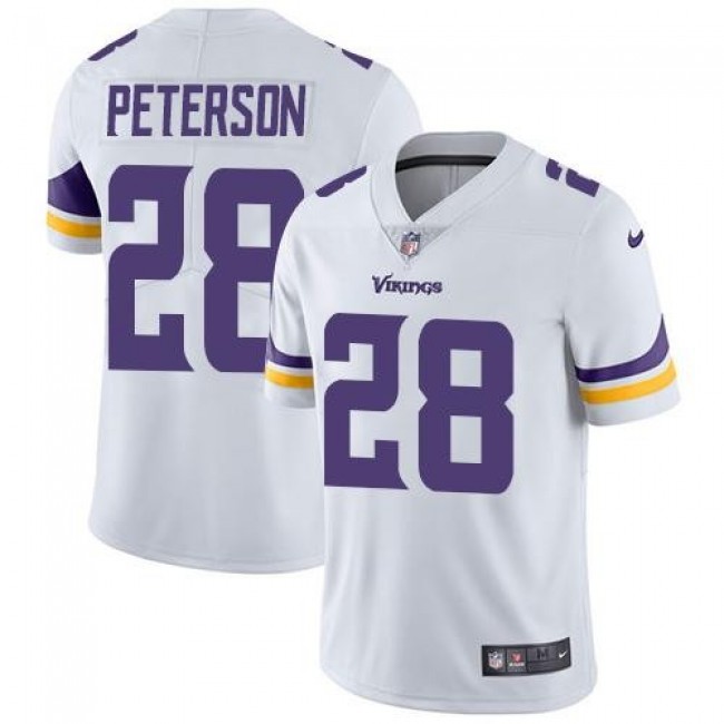 Minnesota Vikings #28 Adrian Peterson White Youth Stitched NFL Vapor Untouchable Limited Jersey