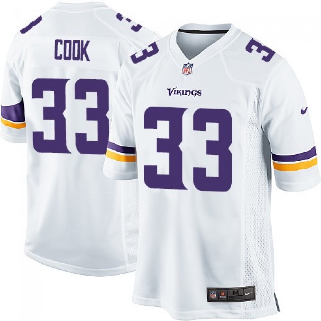 Minnesota Vikings #33 Dalvin Cook White Youth Stitched NFL Elite Jersey