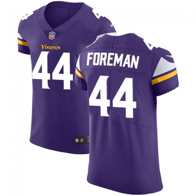 Nike Vikings #44 Chuck Foreman Purple Team Color Men's Stitched NFL Vapor Untouchable Elite Jersey