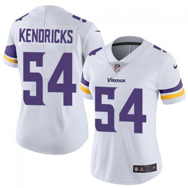 Women's Vikings #54 Eric Kendricks White Stitched NFL Vapor Untouchable Limited Jersey