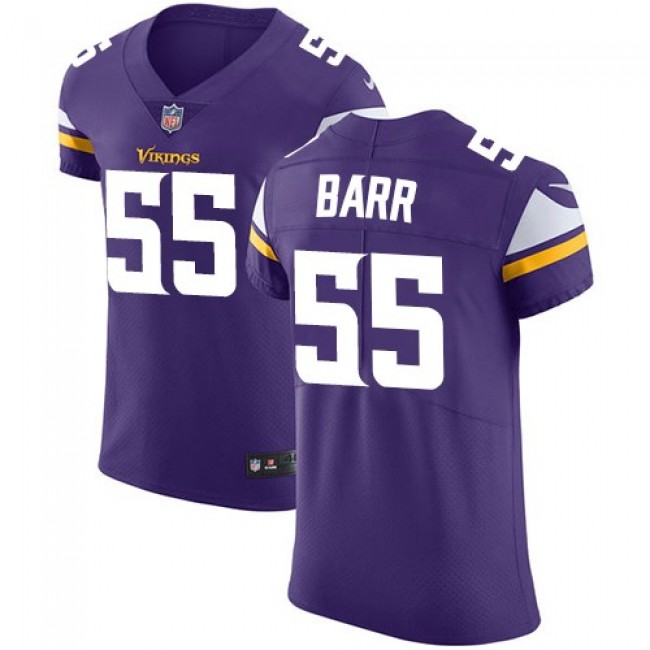Nike Vikings #55 Anthony Barr Purple Team Color Men's Stitched NFL Vapor Untouchable Elite Jersey