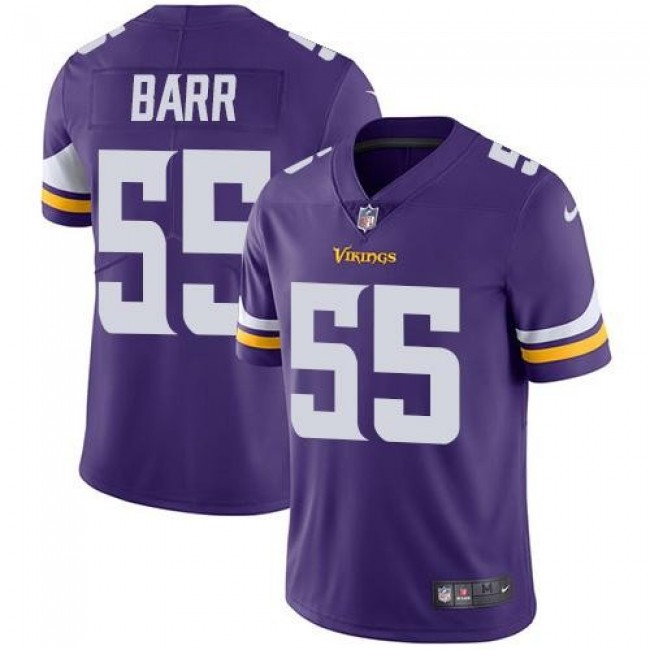 Minnesota Vikings #55 Anthony Barr Purple Team Color Youth Stitched NFL Vapor Untouchable Limited Jersey