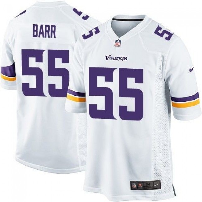 Minnesota Vikings #55 Anthony Barr White Youth Stitched NFL Elite Jersey