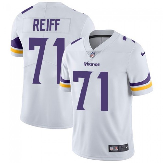Nike Vikings #71 Riley Reiff White Men's Stitched NFL Vapor Untouchable Limited Jersey