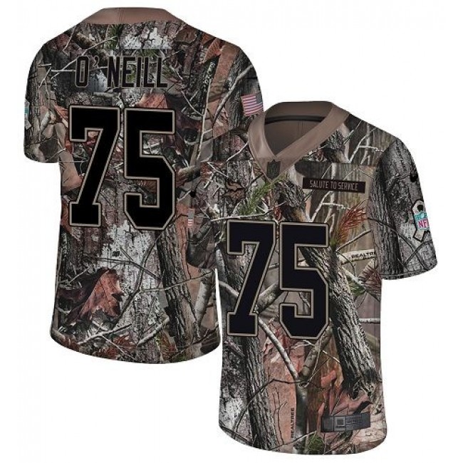 Nike Vikings #75 Brian O'Neill Camo Men's Stitched NFL Limited Rush Realtree Jersey