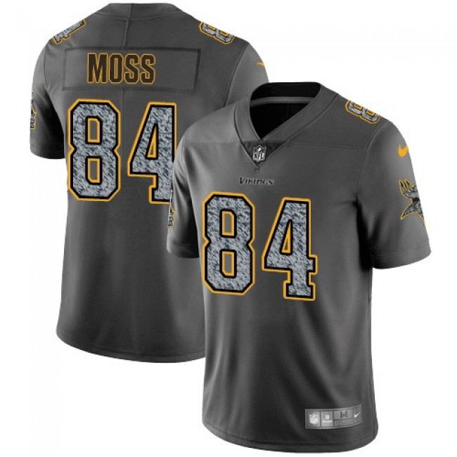 Nike Vikings #84 Randy Moss Gray Static Men's Stitched NFL Vapor Untouchable Limited Jersey
