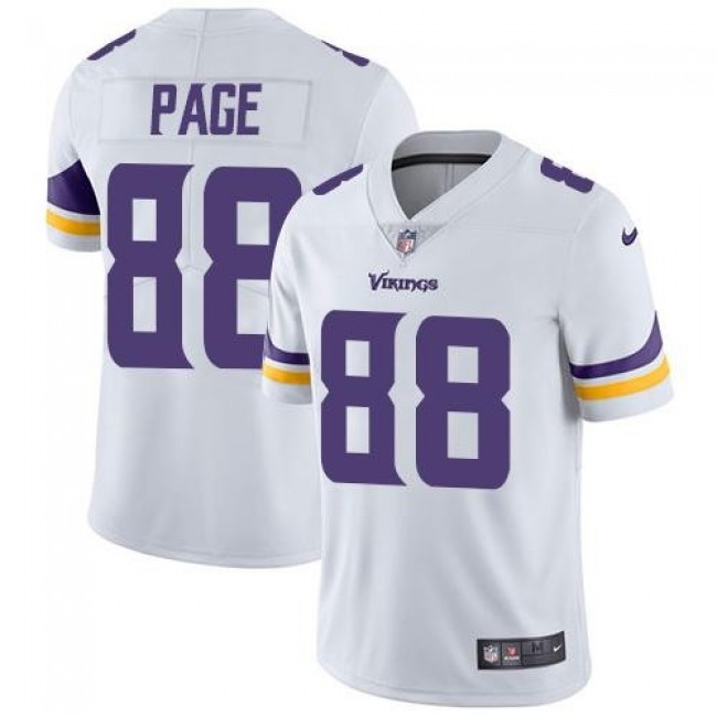 Nike Vikings #88 Alan Page White Men's Stitched NFL Vapor Untouchable Limited Jersey