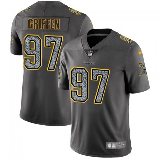 Minnesota Vikings #97 Everson Griffen Gray Static Youth Stitched NFL Vapor Untouchable Limited Jersey