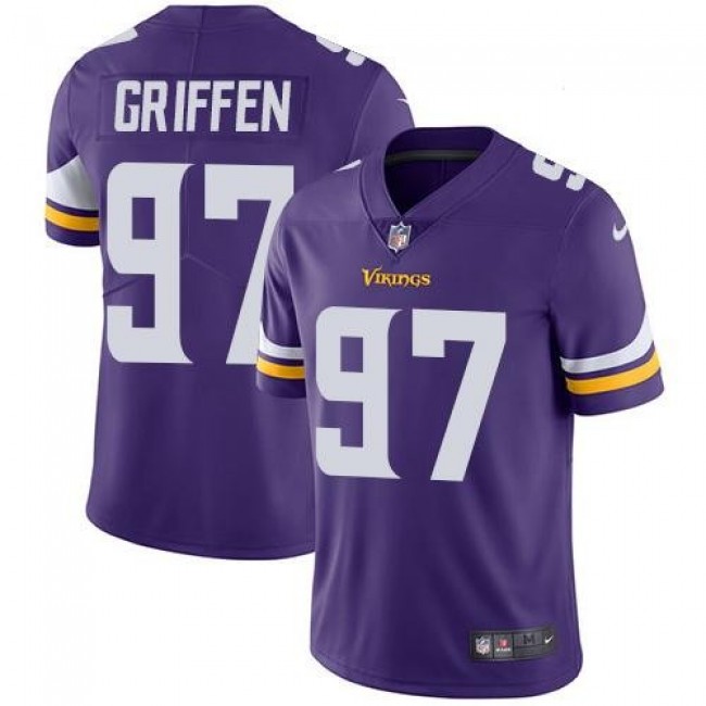 Minnesota Vikings #97 Everson Griffen Purple Team Color Youth Stitched NFL Vapor Untouchable Limited Jersey