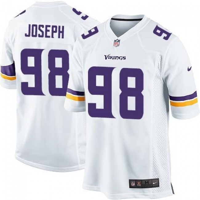 Minnesota Vikings #98 Linval Joseph White Youth Stitched NFL Elite Jersey