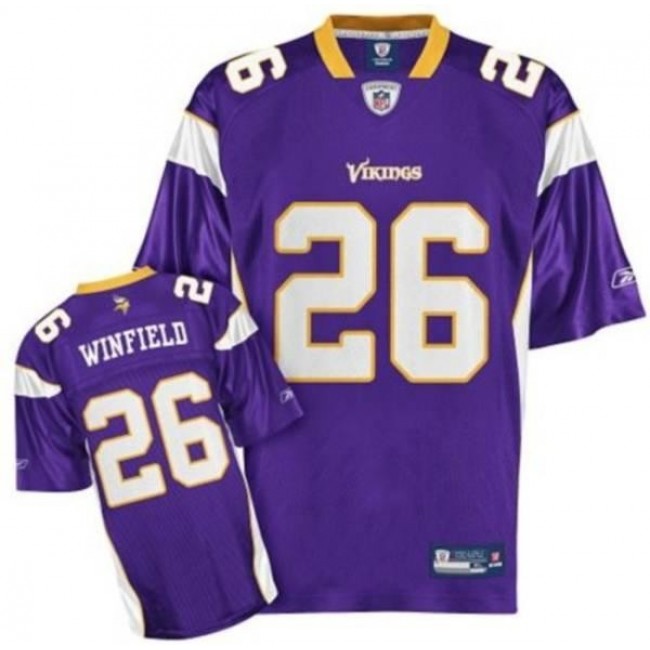 Vikings #26 Antoine Winfield Purple Stitched NFL Jersey