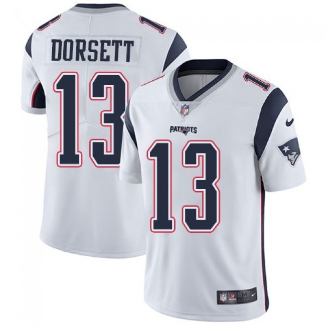New England Patriots #13 Phillip Dorsett White Youth Stitched NFL Vapor Untouchable Limited Jersey