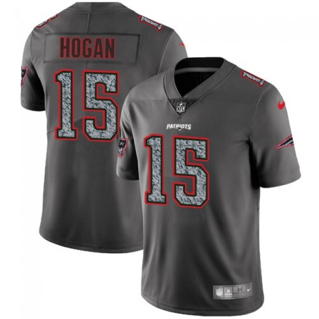 New England Patriots #15 Chris Hogan Gray Static Youth Stitched NFL Vapor Untouchable Limited Jersey