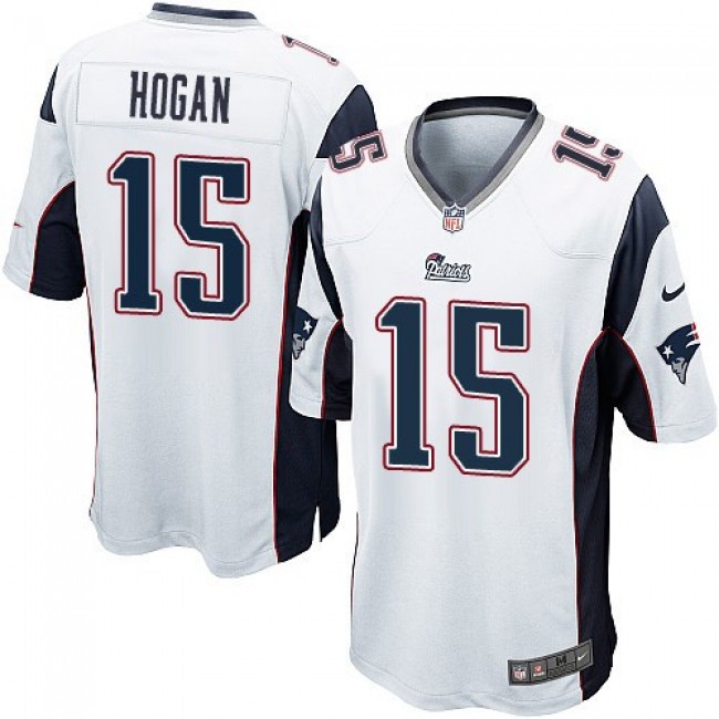 New England Patriots #15 Chris Hogan White Youth Stitched NFL New Elite Jersey