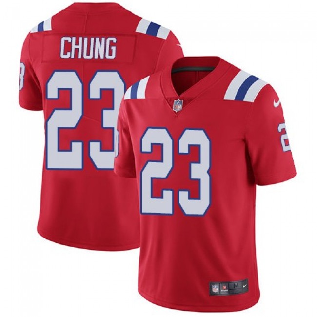 Nike Patriots #23 Patrick Chung Red Alternate Men's Stitched NFL Vapor Untouchable Limited Jersey