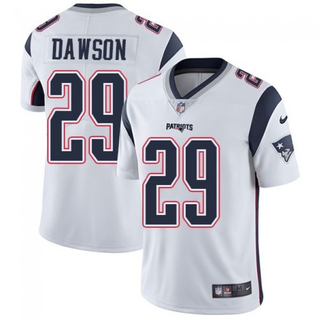 Nike Patriots #29 Duke Dawson White Men's Stitched NFL Vapor Untouchable Limited Jersey
