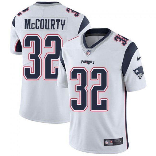 Nike Patriots #32 Devin McCourty White Men's Stitched NFL Vapor Untouchable Limited Jersey