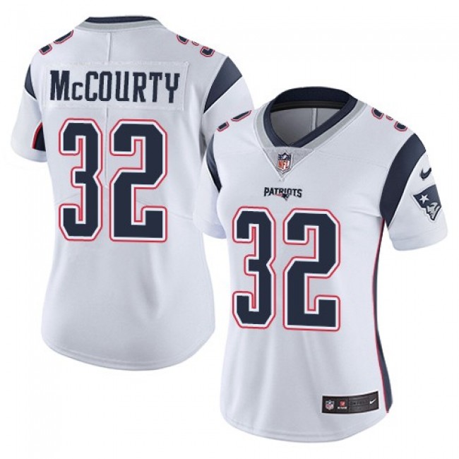 Women's Patriots #32 Devin McCourty White Stitched NFL Vapor Untouchable Limited Jersey