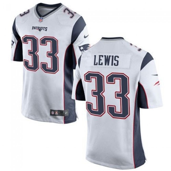 New England Patriots #33 Dion Lewis White Youth Stitched NFL New Elite Jersey