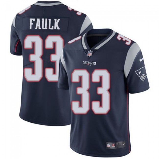 Nike Patriots #33 Kevin Faulk Navy Blue Team Color Men's Stitched NFL Vapor Untouchable Limited Jersey